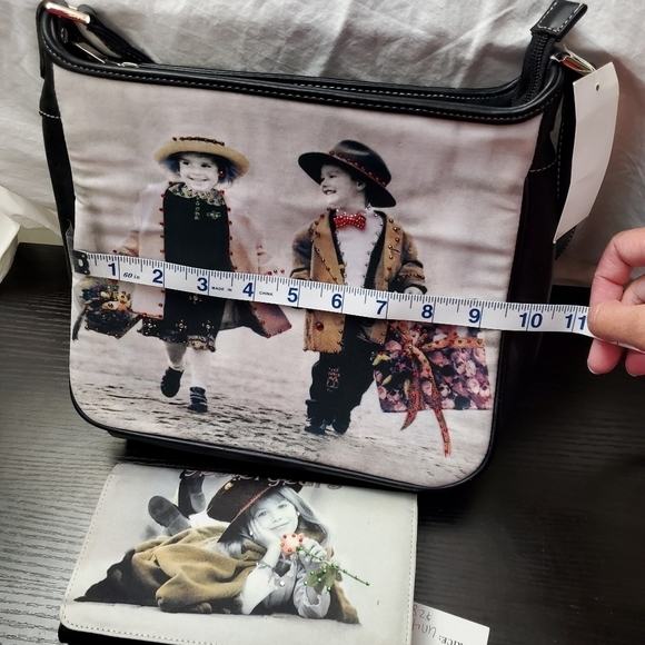 2pc Pair Printed Shoulder Bag and Wallet - Picture 14 of 16